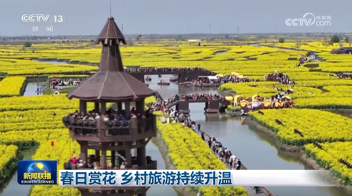 春日赏花 乡村旅游持续升温